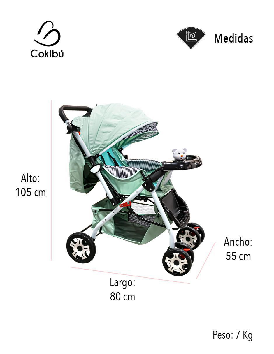 Carriola estándar plegable 8