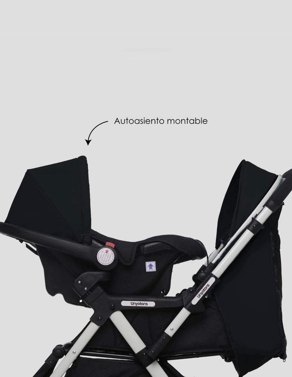 Carriola con portabebé Baby Unyotons de aluminio