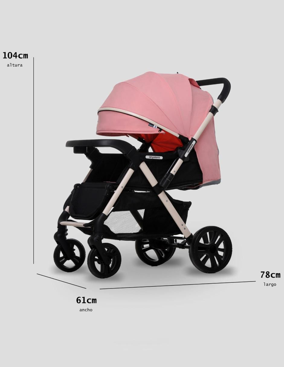 Carriola con portabebé Baby de aluminio 15