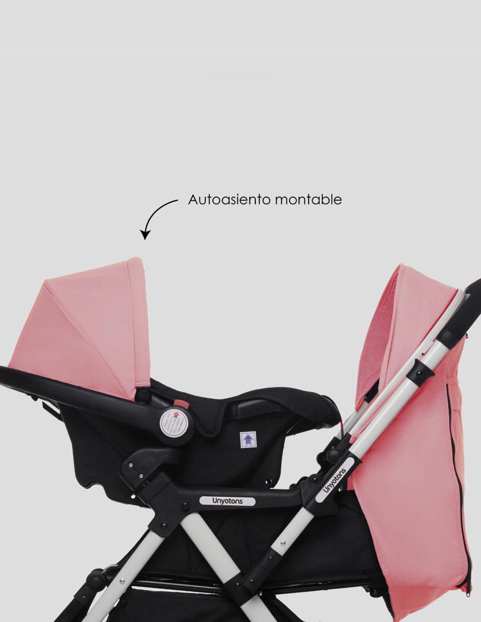 Carriola con portabebé Baby de aluminio 12