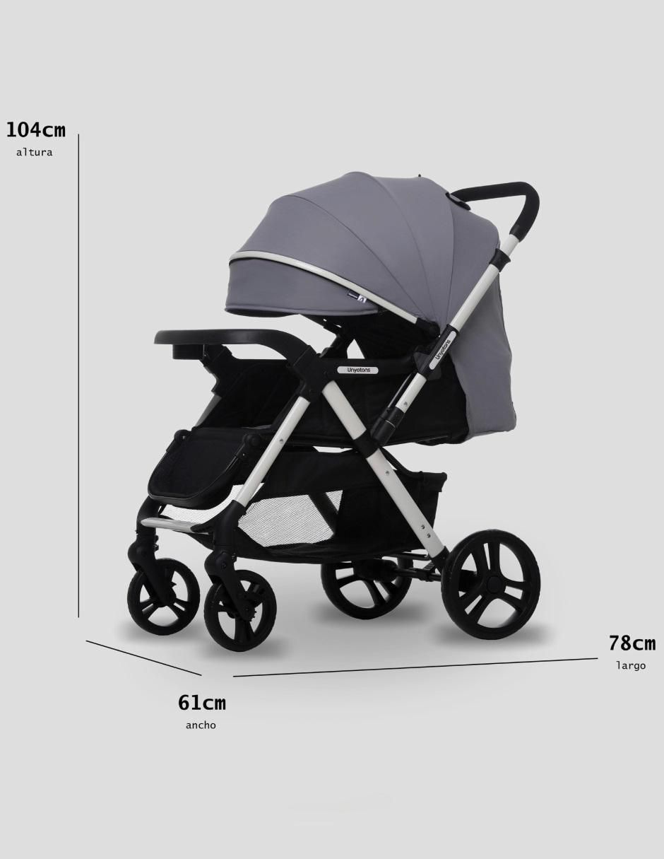 Carriola con portabebé Baby Unyotons de aluminio