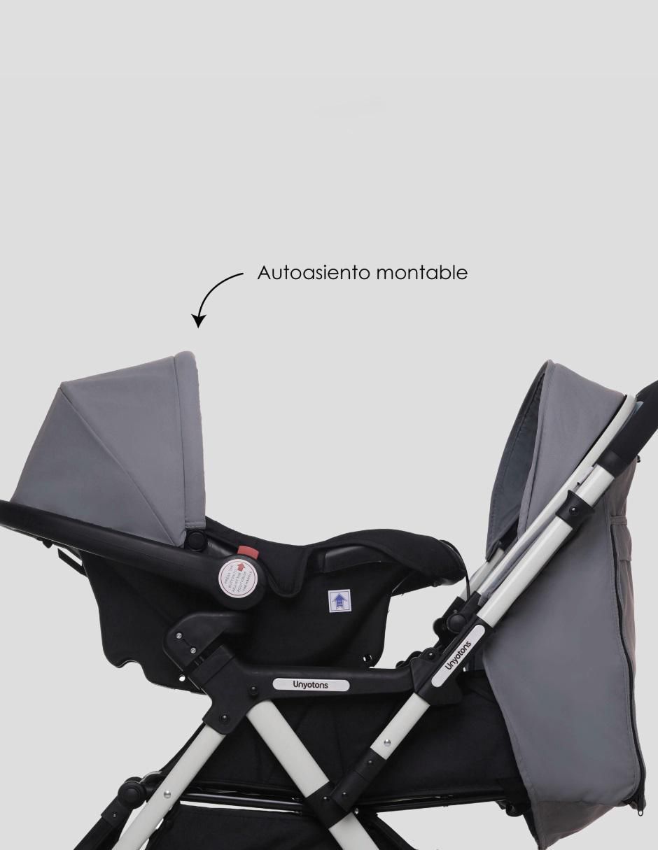 Carriola con portabebé Baby Unyotons de aluminio
