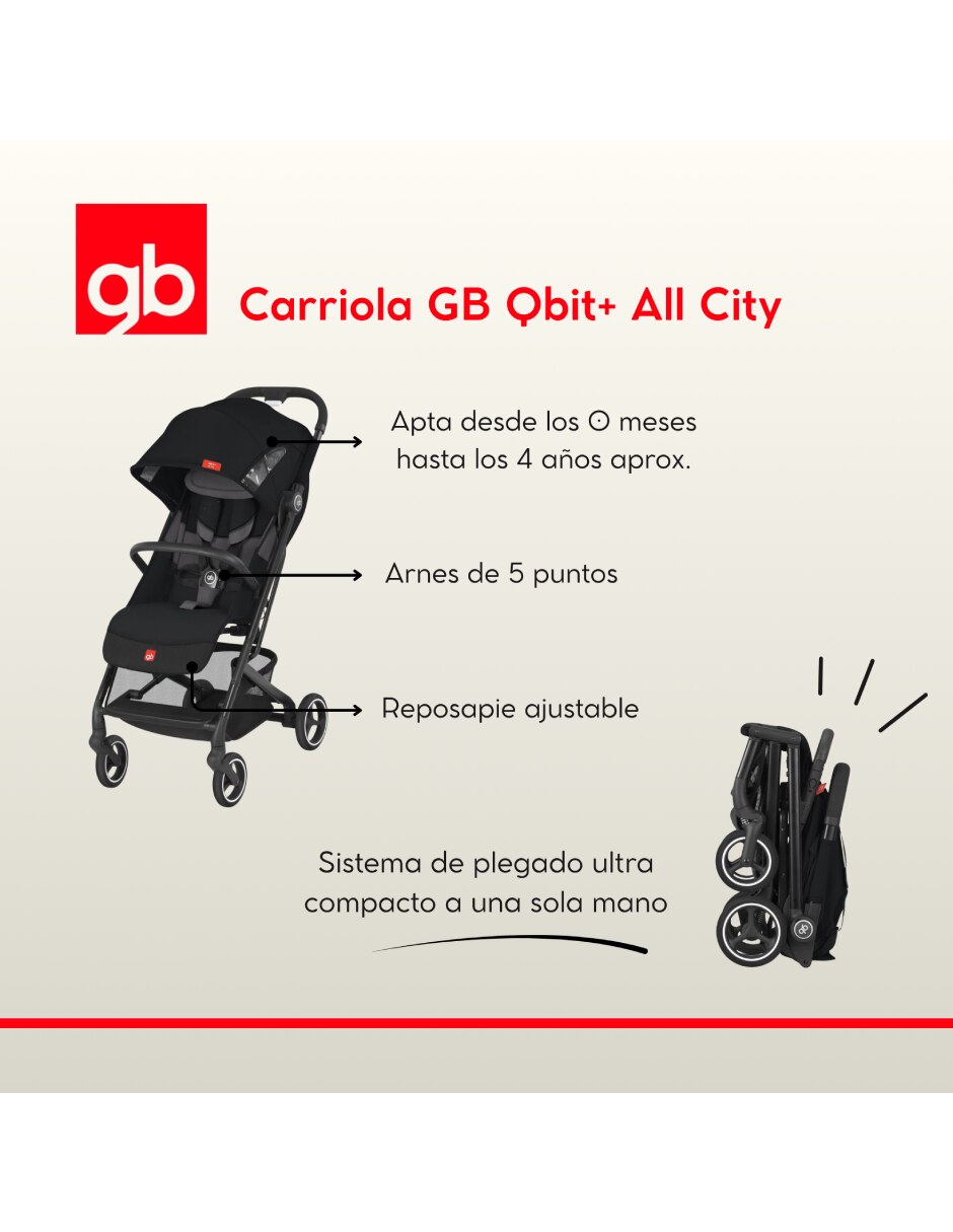 Carriola ultracompacta qbit de aluminio 2
