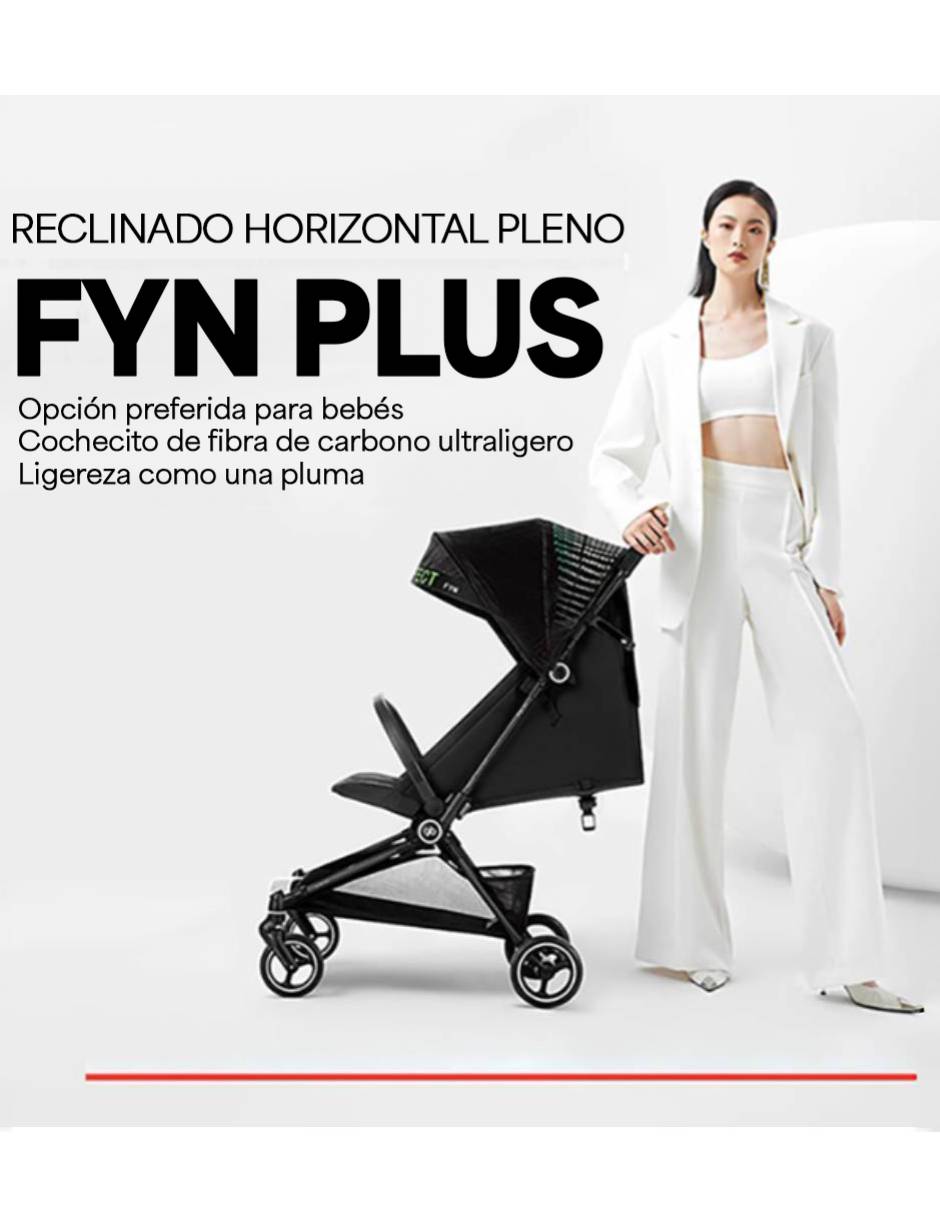 Carriola ultracompacta fyn plus carbon fiber plegable 6