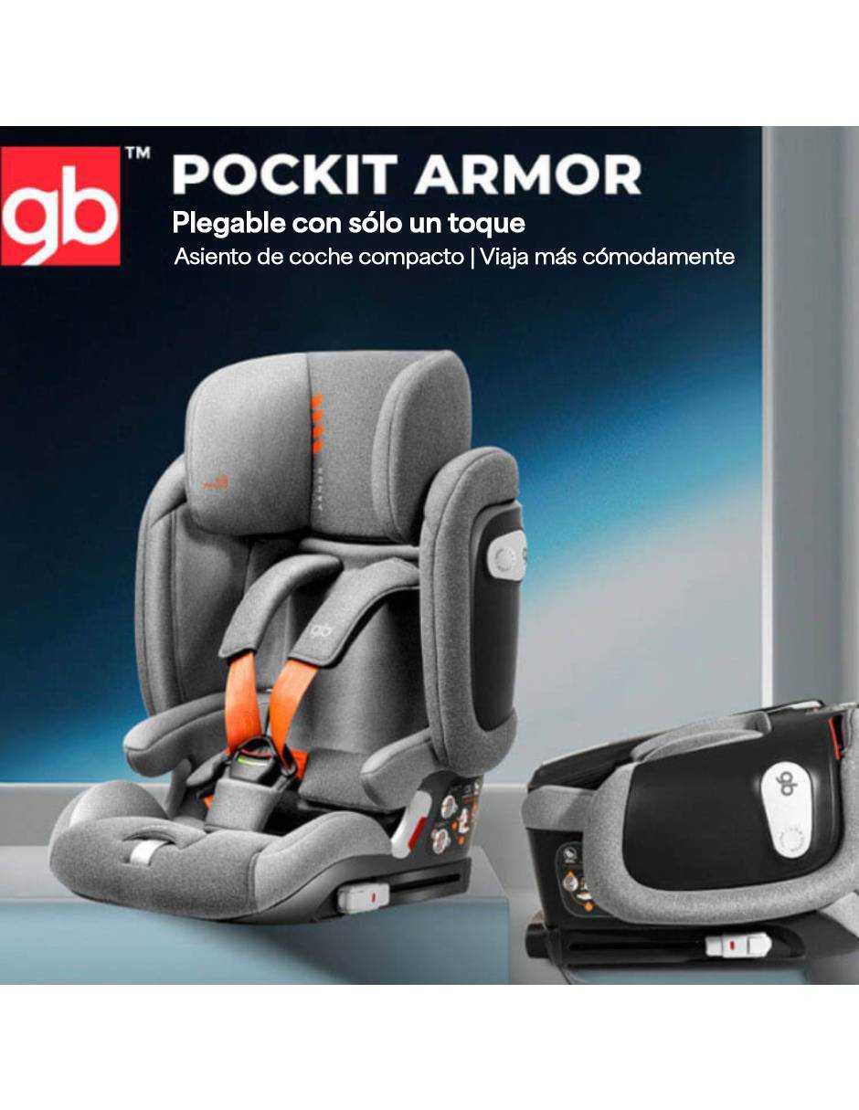 Autoasiento convertible compatible con carro con isofix y/o cinturón de 3 puntos 8