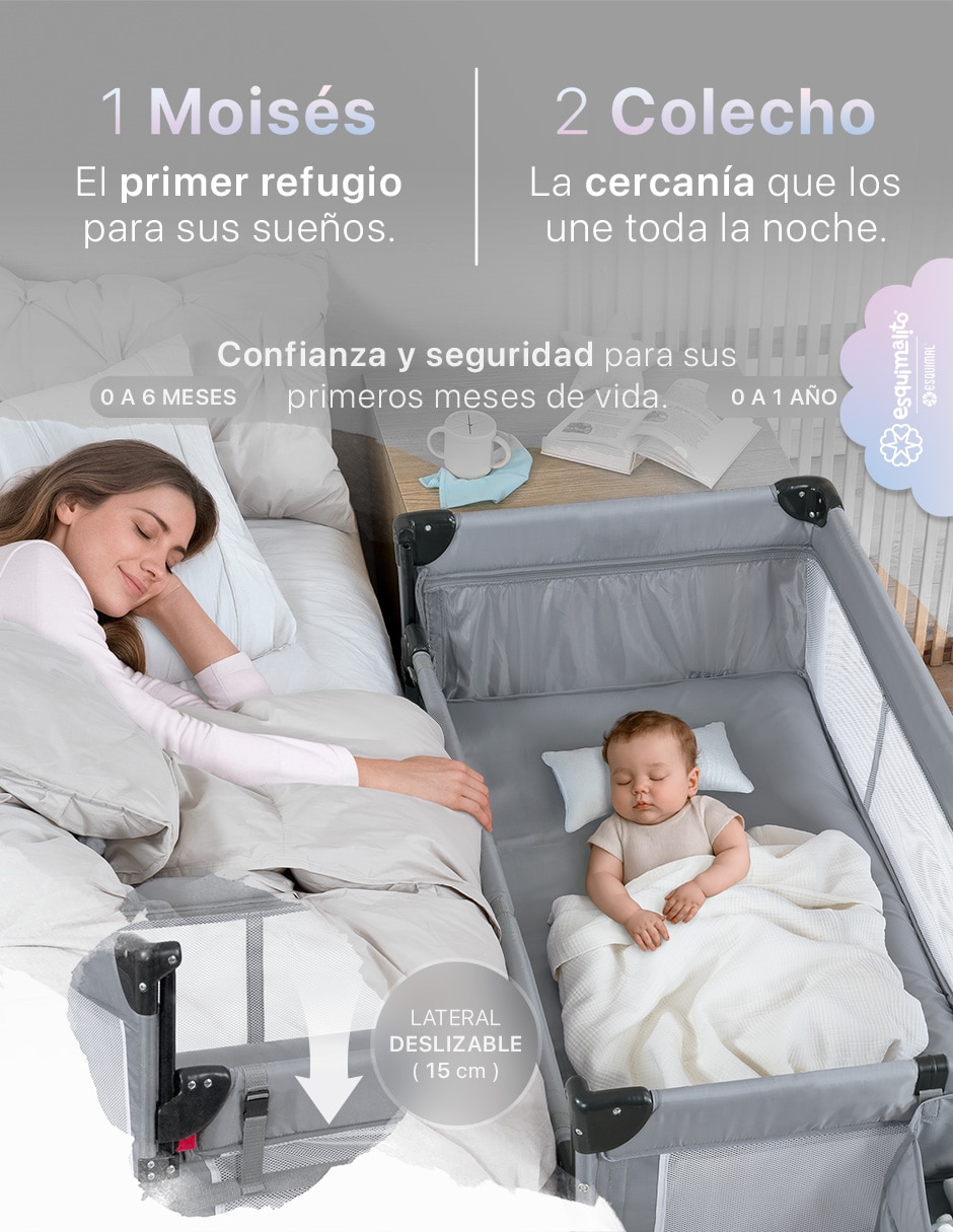 Cuna colecho 4 en 1 portátil dreamfit 5