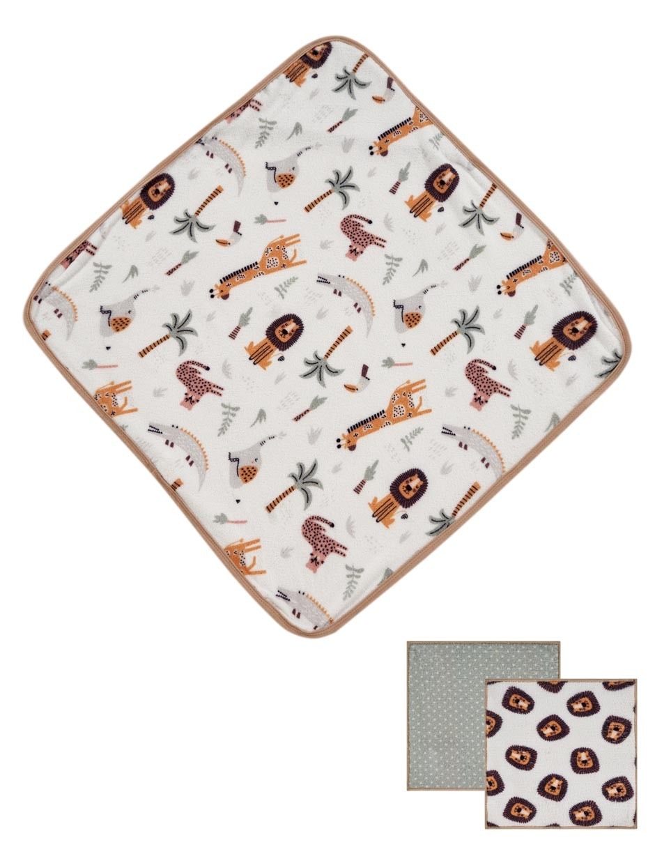Set de toallas Baby Animal de poliéster 2