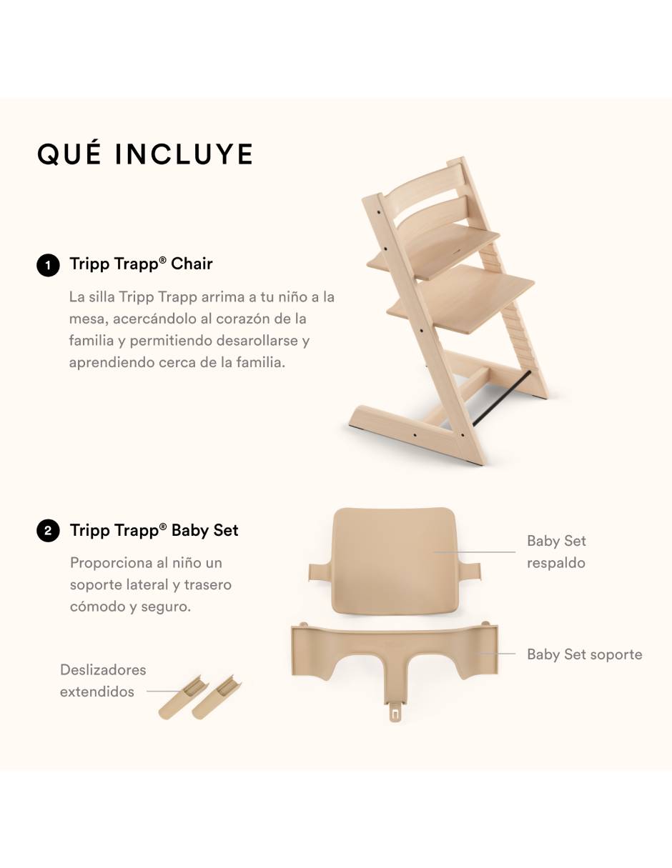 Silla alta Stokke