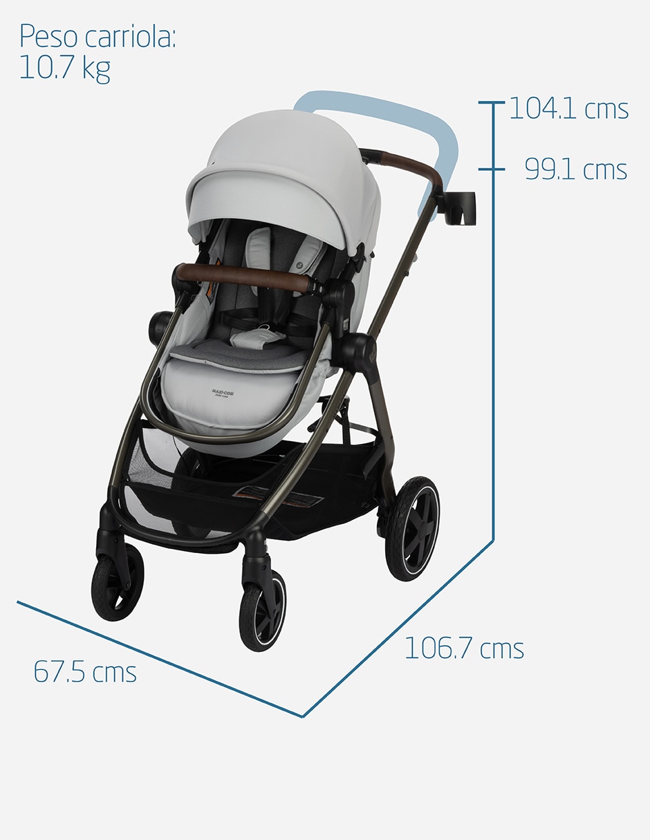 Carriola travel system zelia maxi cosi sí