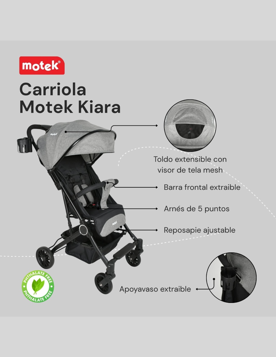 Carriola ultraligera carriola compacta plegable 2