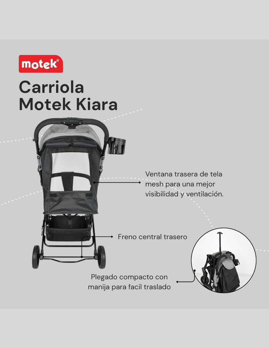Carriola ultraligera carriola compacta plegable 4