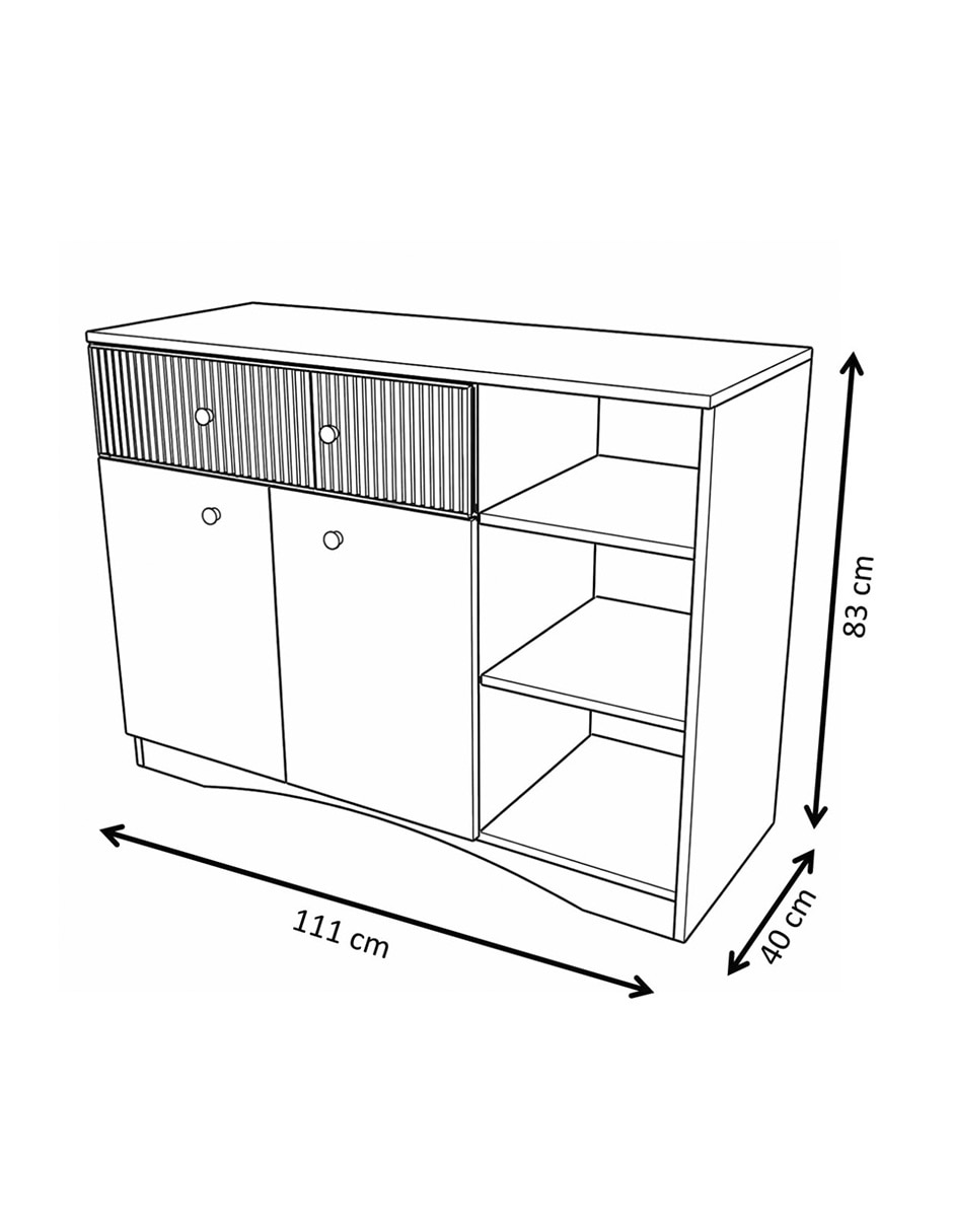 Cómoda Alex Wilhem Muebles de Melamina