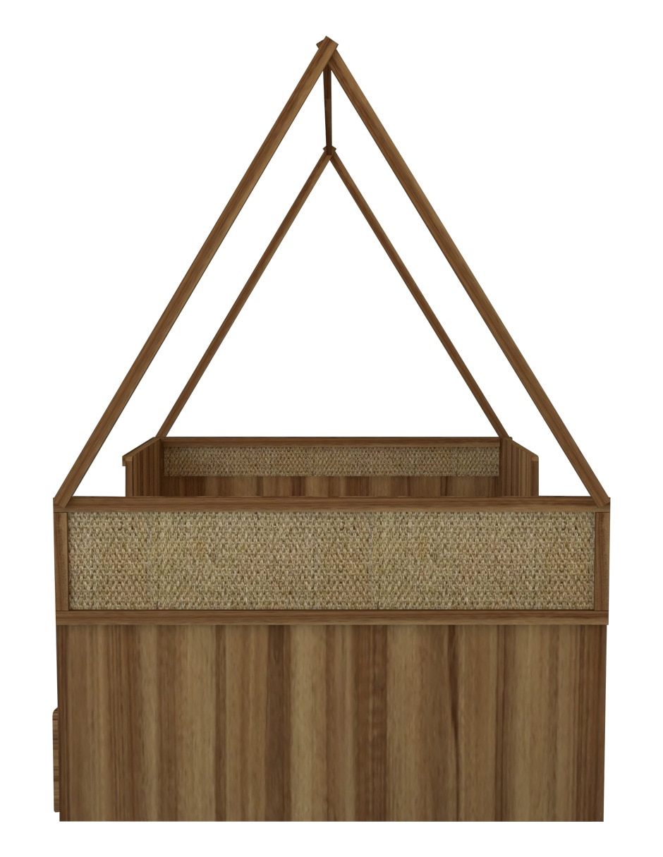 Cama baja Aspen de melamina 8