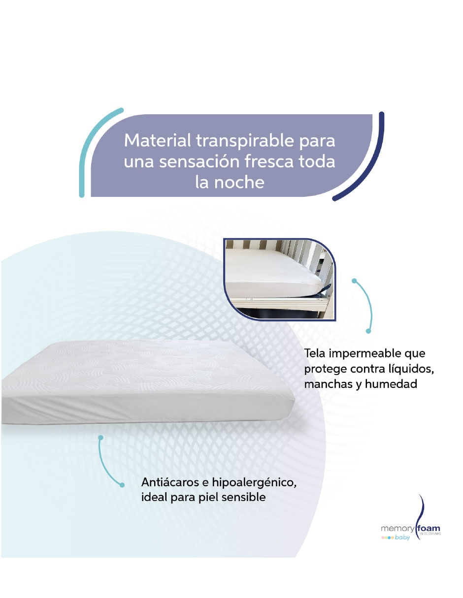 Colchón para cuna confort medio Colchón para cuna confort medio