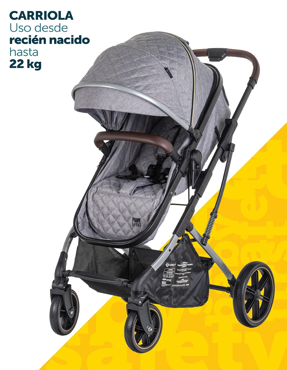 Carriola travel system fun sport plegable 13