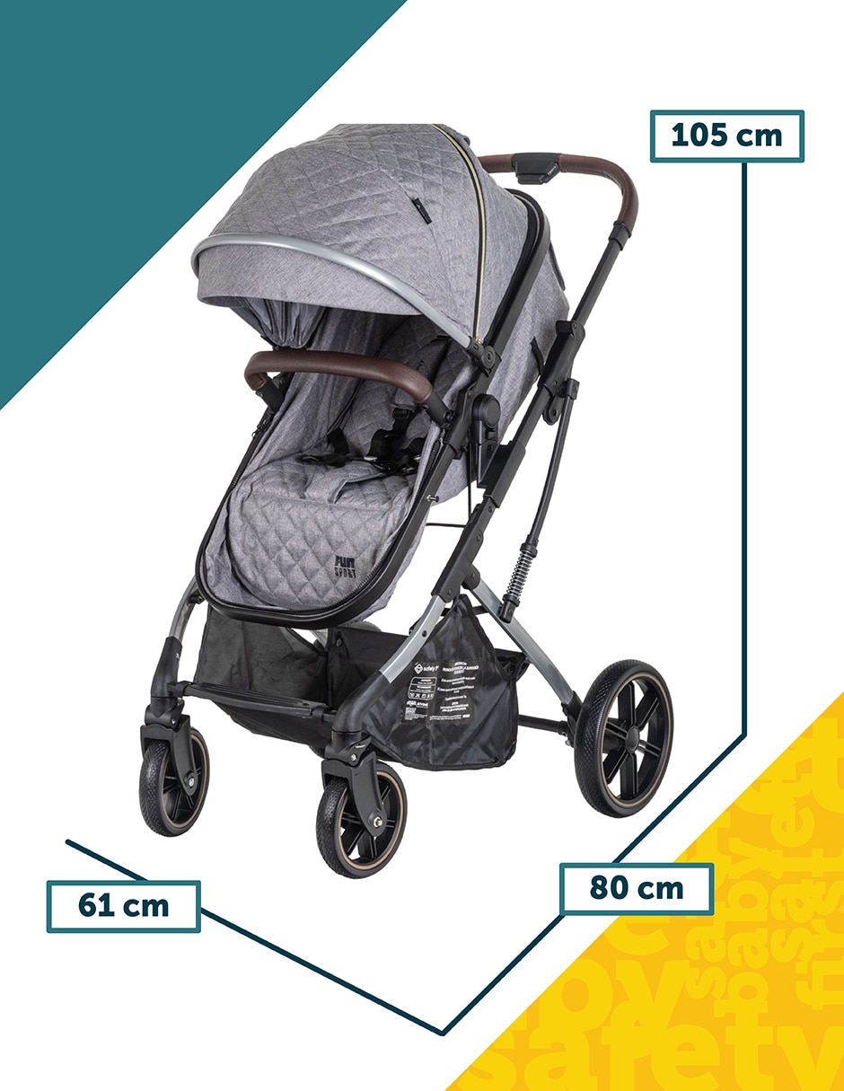 Carriola travel system fun sport plegable 5