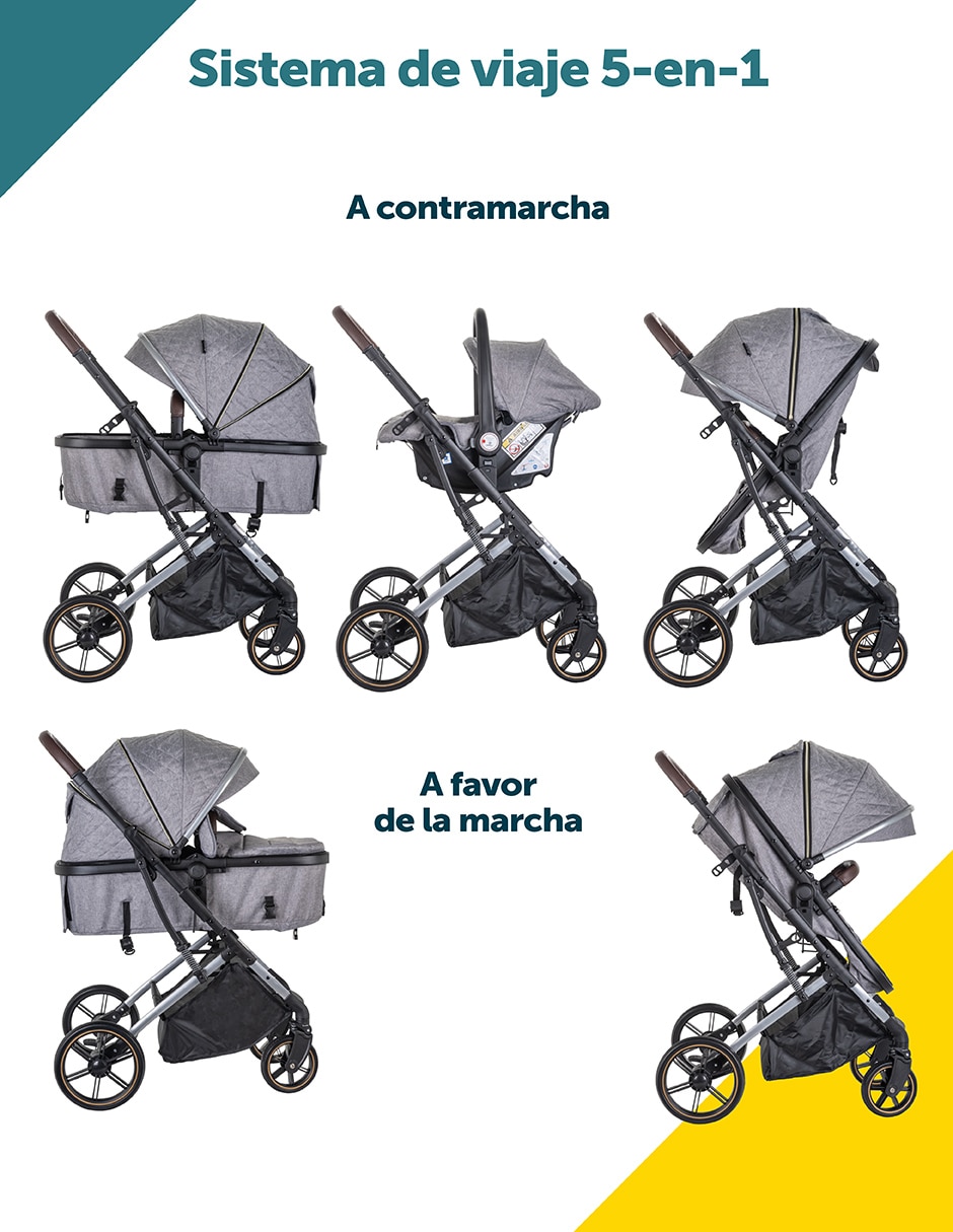 Carriola travel system fun sport plegable 9