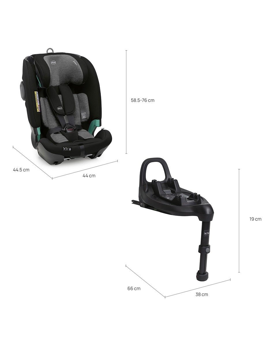 Autoasiento compatible con isofix 15