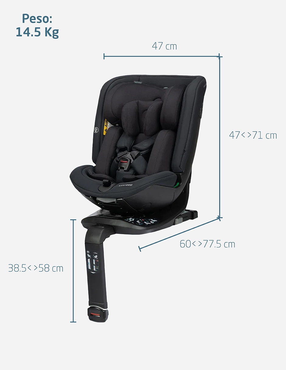 Autoasiento convertible spinel 360 16