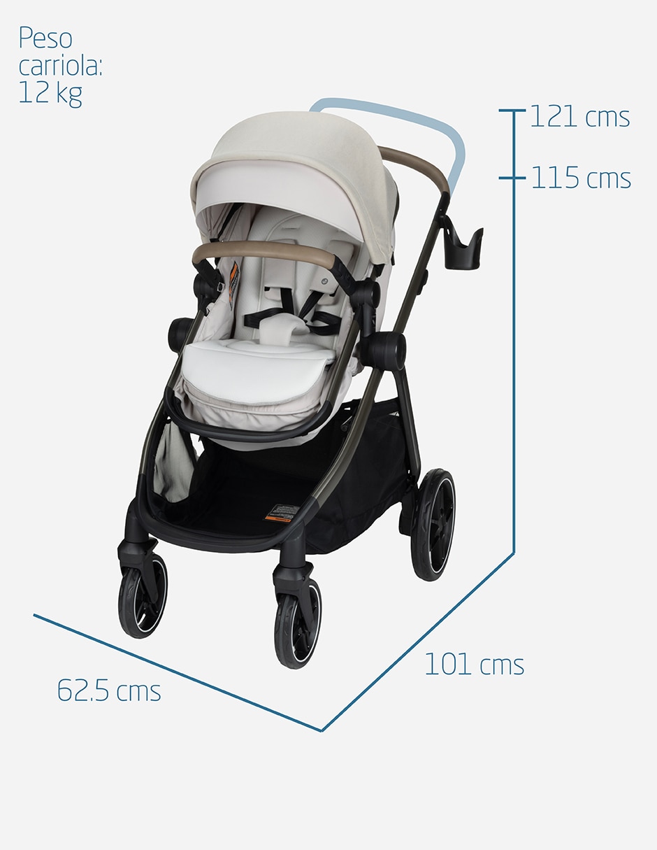 Carriola Travel system plegable 17