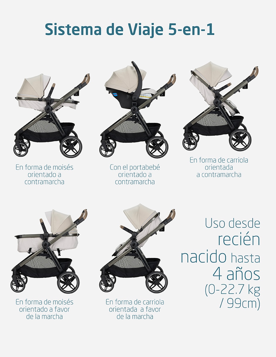 Carriola Travel system plegable 13