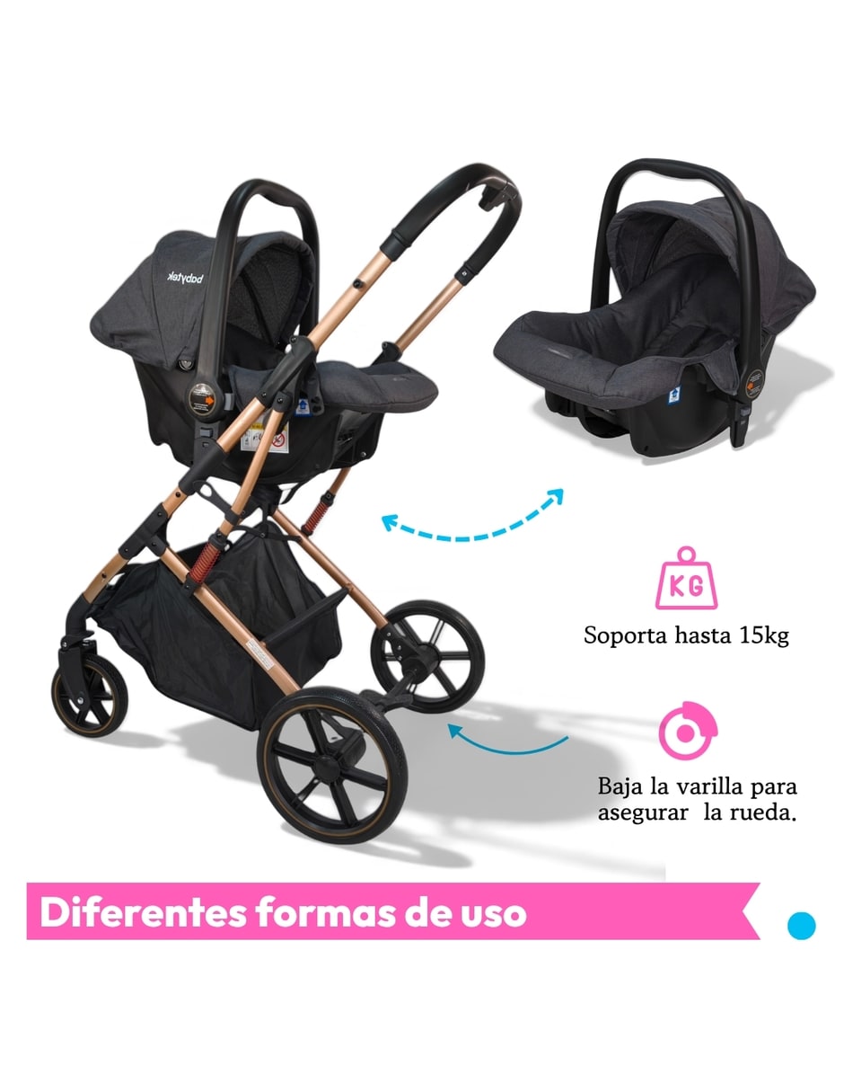 Carriola Con portabebé Carriola Sí 3