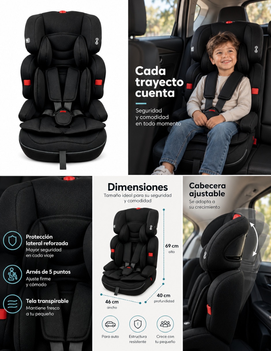 Autoasiento booster compatible con No especifica 4