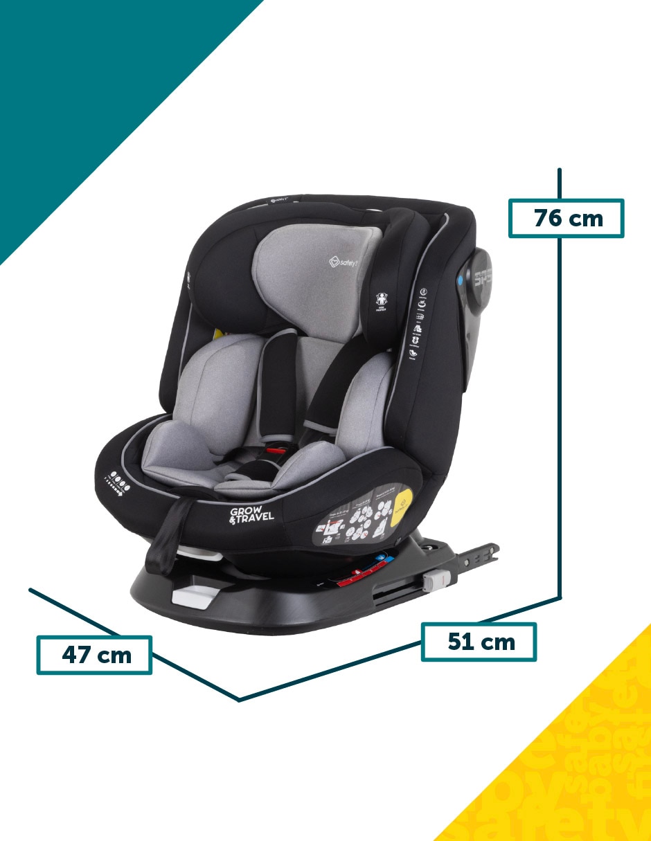Autoasiento compatible con Isofix Grow & Travel 12