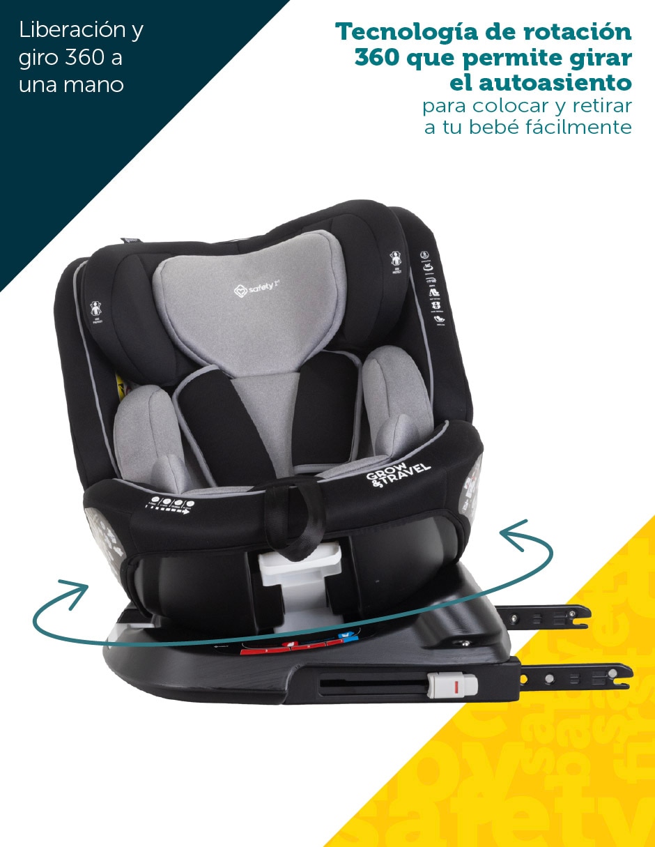 Autoasiento compatible con Isofix Grow & Travel 10