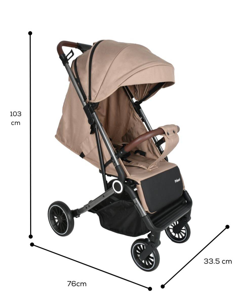 Carriola con portabebé plegable 17