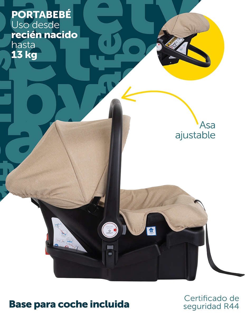 Carriola travel system bari plegable 13