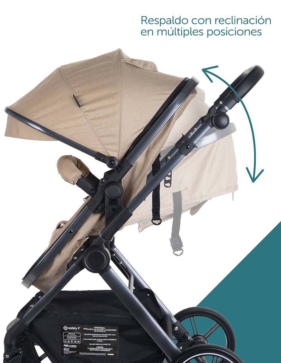 Carriola travel system bari plegable 2