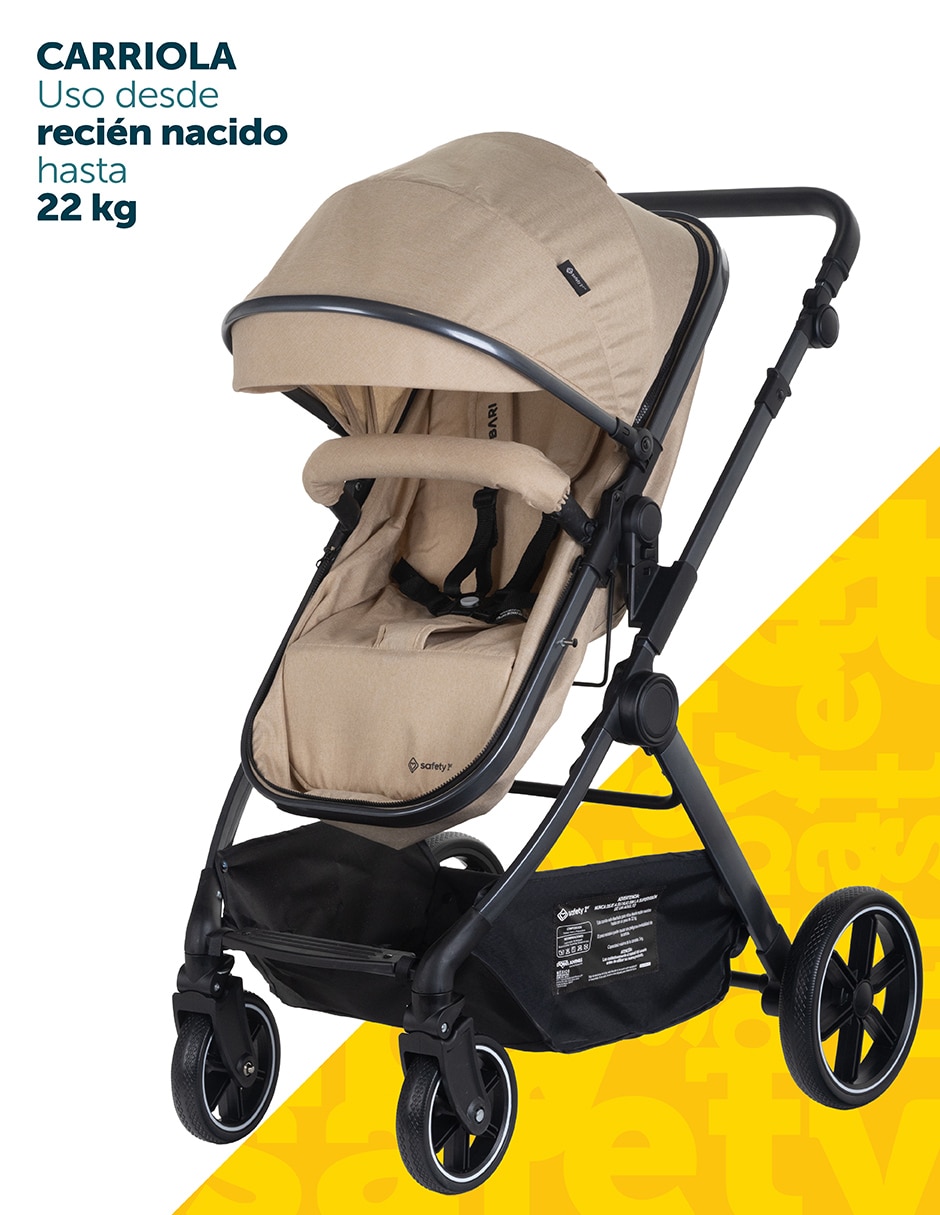 Carriola travel system bari plegable 8